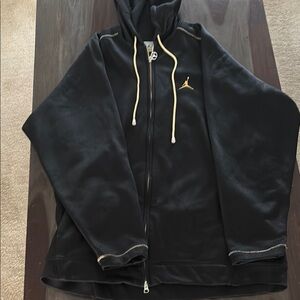 Black Air Jordan zip up hoodie